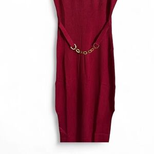 Gorgeously Lucy Red Midi Dress